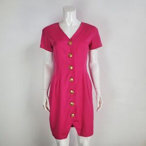 Vintage 80's La Belle Pink Mini Dress